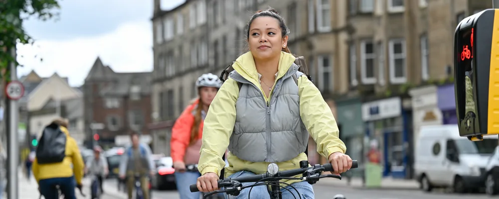 30% increases in cycling across Scotland