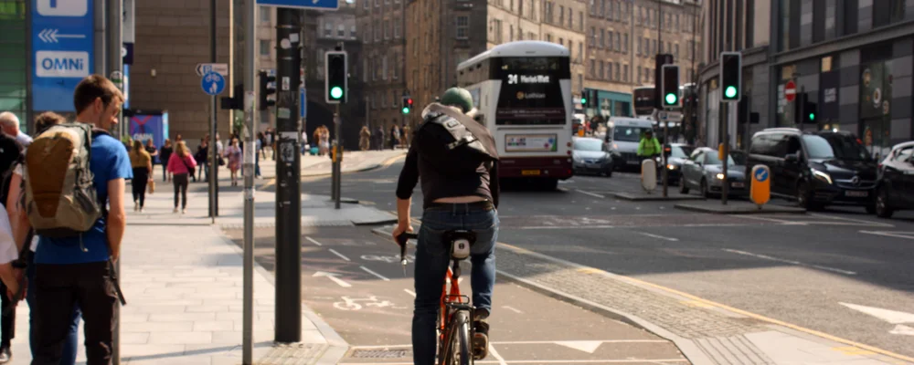 Edinburgh the latest city to see record number of people travelling by bike