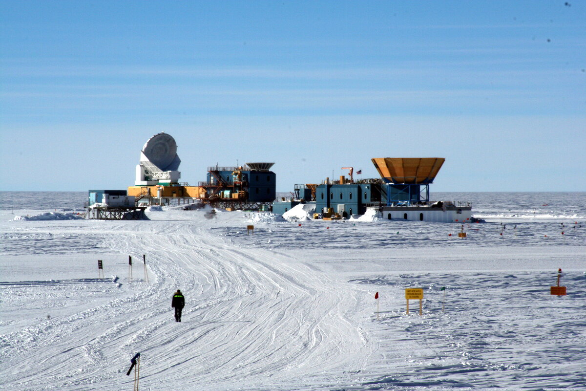 South Pole telescope and Dark Sector lab
